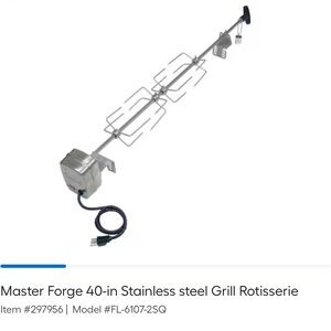 Stainless Steel Grill Rotisserie